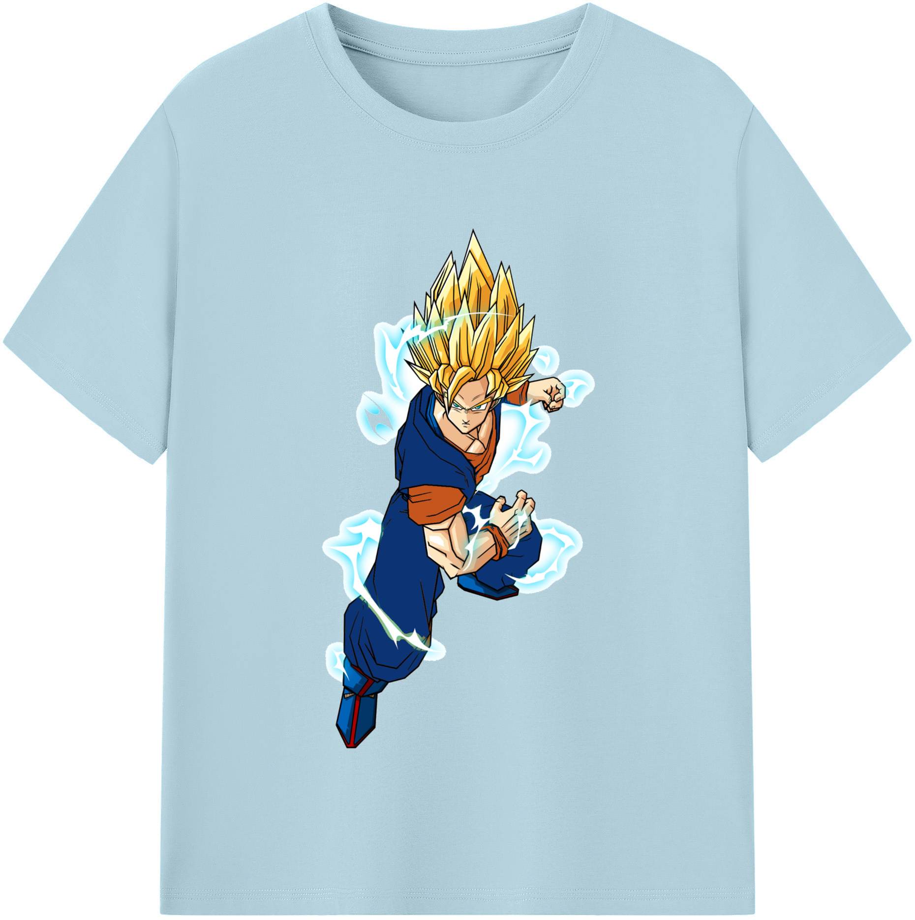 （画像用） ドラゴンボール 孫 悟飯（そんごはん）DRAGON BALL Son Gohan 綿100％半袖Tシャツ（フロントプリント）